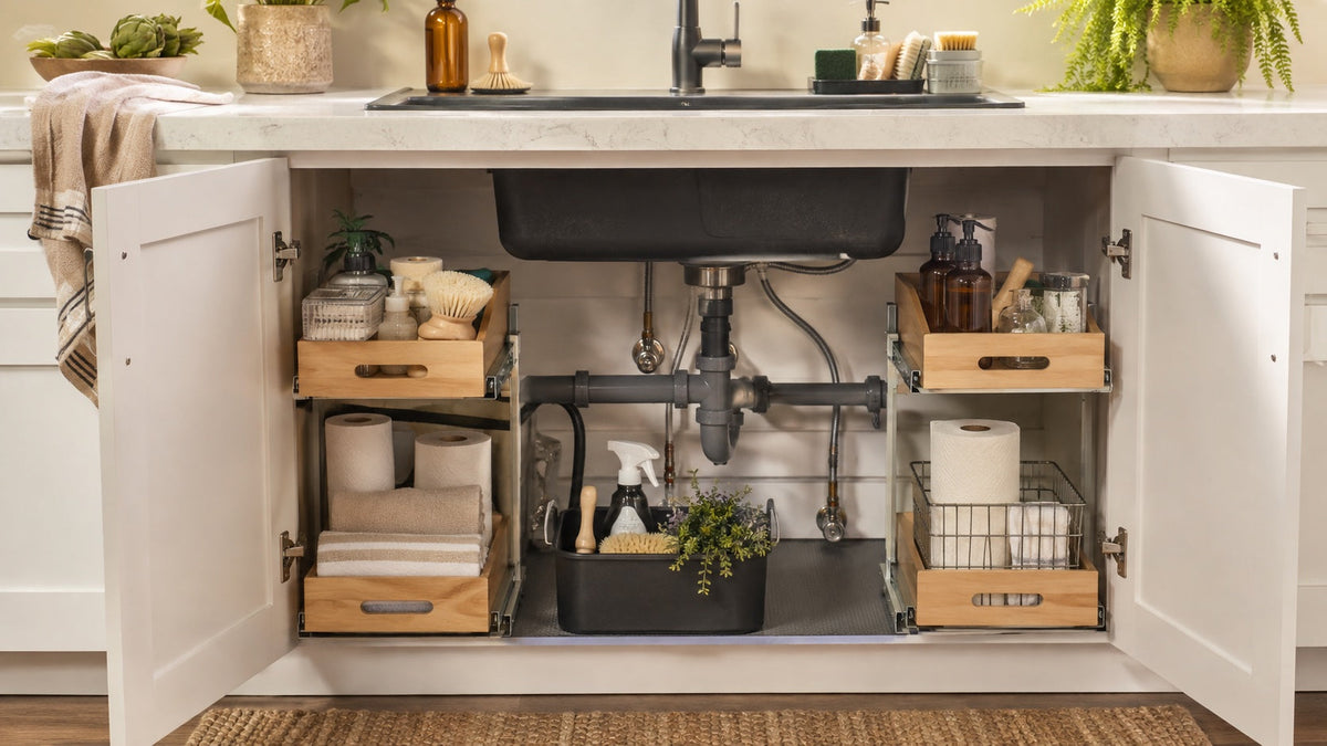 Reset the Under-Sink Zone Before Holiday Cooking Begins