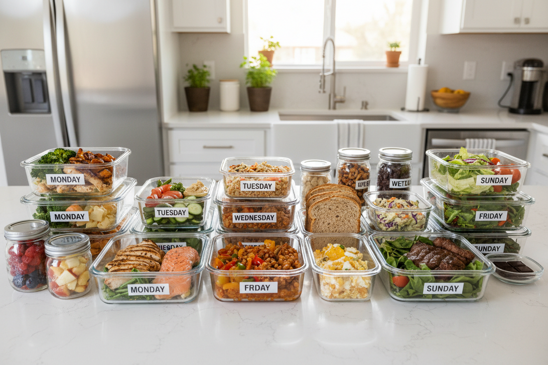 Easy Meal Prep for Busy Americans: 7-Day Kitchen Prep System Using Smart Storage Solutions - GlobalPrep Kitchen