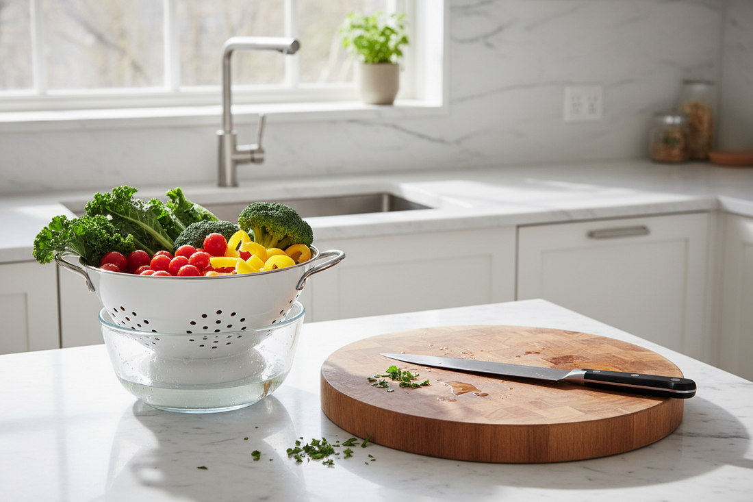 Create a Sink-to-Counter Produce Prep Loop