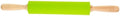 Silicone Dough Rolling Pin Non Stick Roller with Wood Handles