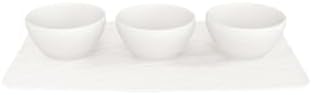 Villeroy & Boch Manufacture Rock Blanc Set of 4 Bowls for Dips and