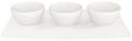 Villeroy & Boch Manufacture Rock Blanc Set of 4 Bowls for Dips and