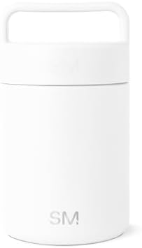 Simple Modern Insulated Food Jar with Handle | 12oz | White