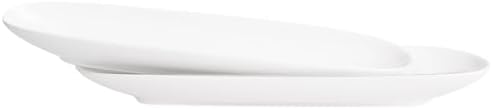 Ceramics Olive Plate, Olive Cookies Tray - Large, Chip Resistant,White