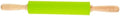 Inch Wood Handle Silicone Rolling Pin for Dough and Pastry Baking
