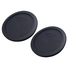 Pyrex 7201-PC 4-Cup Black Food Storage Replacement Lid by Pyrex