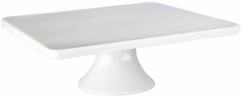 BIA Cordon Bleu Everyday Porcelain Square Pedestal Cake Stand 11"
