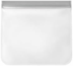 Reusable Silicone Food Storage Bags, 3 Sizes, 15-Piece Set