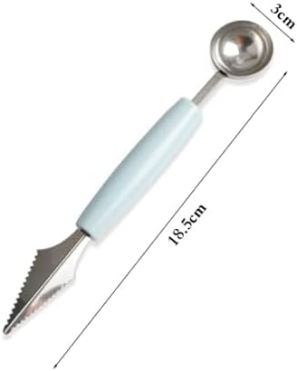2 Pcs Stainless Steel Melon Baller Scoop,Fruit Decoration Carving