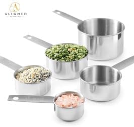 Premium No Rust 10-Piece Stainless Steel Measuring Cups & Spoons Set, Cups and - Image 2