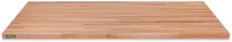 CONSDAN Butcher Block Counter Top, USA Grown Oak Solid Hardwood
