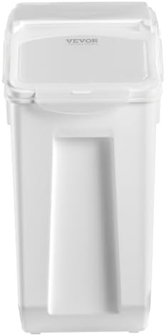 VEVOR Rice Storage Container, 4.5Gallon/20L x2 Capacity Large Dog Food