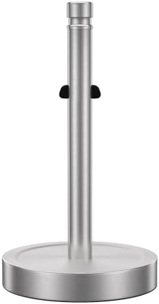 Nickel Paper Towel Holder, Countertop, Stainless Steel