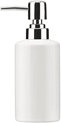 FE Ceramic Hand Soap Dispenser, 10 Oz, White