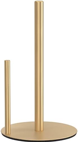 Paper Towel Holder, Gold Stainless Steel, Countertop