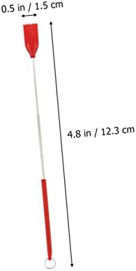 Silicone Pastry Brush Set Long Handle with Retractable 4 Piece