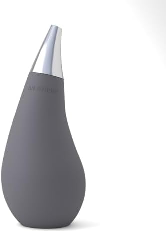 Squeezable Soap Dispensers, Tear Drop Shape, Gray, ~7oz