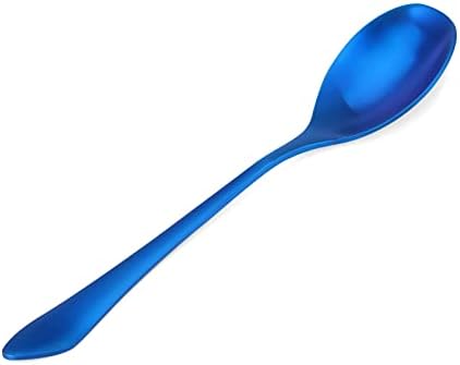 Matte Blue Silverware Set, 20-Piece Stainless Steel Flatware Set
