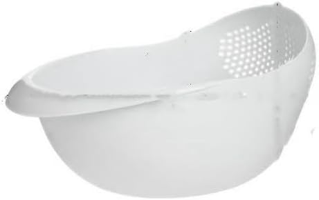 Rice Sieve Plastic Colander Kitchen Drain Basket by Jawyem