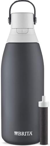 Brita Stainless Steel Premium Filtering Water Bottle, BPA-Free
