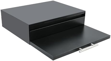 Xuthusman Countertop Microwave Rack with Pull-Out Drawer