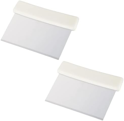 CutleryMania Bench Scraper 2-Pack — Stainless Steel Dough & Pastry