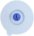Amruta Silicone Cup Lid with Spoon Rest, 10cm, Pale Blue
