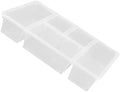 Divided Fridge Food Storage Container Vegetable Organizer Bin with