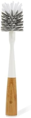 Full Circle Upstanding Bottle Brush, Deep Cleans Water Bottles, White