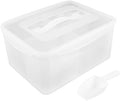 Xmas 4 Compartment Food Container, Plastic Divided Tray for Snacks