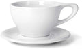 notNeutral Lino Porcelain Cup & Saucer Large Latte 12 oz