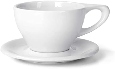 notNeutral Lino Porcelain Cup & Saucer Large Latte 12 oz