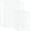Mymonfif Tempered Glass Cutting Board for Kitchen, Clear Glass Board