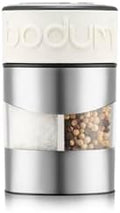 Bodum Twin Salt and Pepper Grinder, White