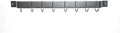 The Gourmet Bar Pot Rack Size-Color - Medium 30 inches - Black