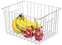 iPEGTOP Deep Refrigerator Freezer Baskets, Large Household Wire