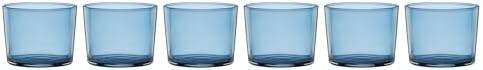Oneida Stackables Blue Drinking Glasses, Set of 12