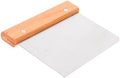 Stainless Steel Dough Scraper with Wood Handle, Bench Cutter for