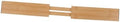 PRETYZOOM Bamboo Retractable Drawer Dividers Adjustable Organizer for
