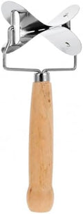 IMIKEYA Dumpling Wrapper Cutter, Dough Cutter Mold with Wooden Handle