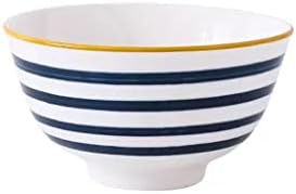 Pasta Bowl Ceramic Bowl Household 10 Sets Creative Rice Bowl 5 Inch