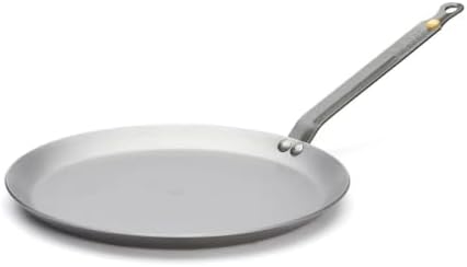 de Buyer MINERAL B Carbon Steel Crepe & Tortilla Pan - 9.5” Diameter