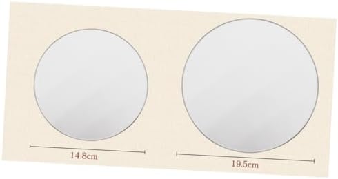 TOYANDONA DIY Baking Mold 3Pcs 6 Inch Aluminum Alloy round Cake Pans