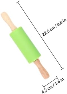 4pcs Silicone Rolling Pin Set for Children, Baking Dough
