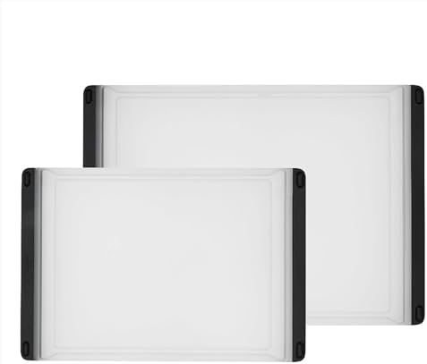 OXO Good Grips 2-Piece Plastic Cutting Board Set - Double-Sided