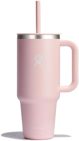 Hydro Flask Travel Tumbler with Handle, Lid and Straw - Insulated