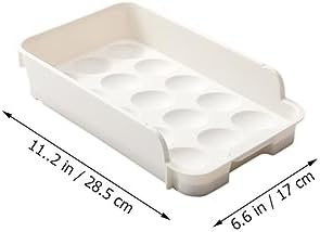 UKCOCO Multi-Function Egg Organizer Lid Thickened Egg Drawer for
