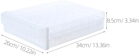 Zerodeko Double-layer Pp Egg Storage Box Kitchen Drawer Fridge Egg