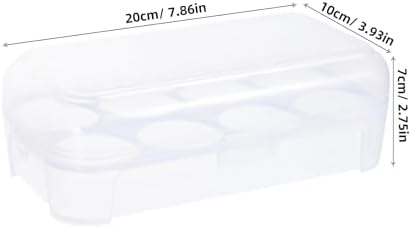 Egg Holder Camping Egg Carrier Plastic Storage Box