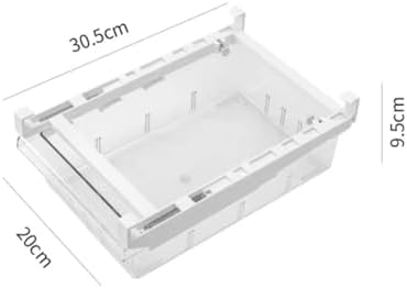 Refrigerator Drawer Organizer Large Capacity Transparent Rectangular